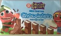Mängden socker i Mini barres chocolatées