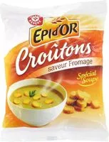 Mängden socker i Croutons spécial soupe saveur fromage