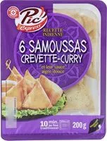 Mängden socker i Samoussas crevette curry x 6