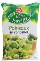 Mängden socker i Poireaux en rondelles