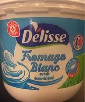 Mängden socker i Fromage Blanc au lait demi-écrémé