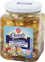 Mängden socker i Dès de fromage Les croisés