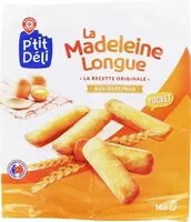 Mängden socker i Madeleines longues