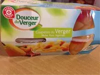 Mängden socker i Coupelles du Verger Pêche Poire Raisin