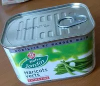 Mängden socker i Haricots verts extra fins boîte