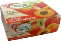 Mängden socker i Douceur du verger - Pomme pêche & abricot