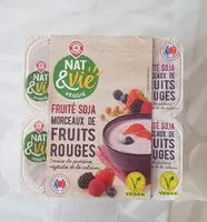 Mängden socker i Fruité Soja morceaux de fruits rouges