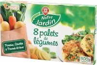 Mängden socker i 8 palets de legumes