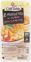 Mängden socker i Feuilletés jambon/emmental