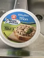 Mängden socker i Rillettes de thon aux olives vertes
