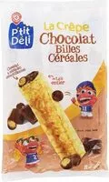 Mängden socker i Crêpes céréales et chocolat x 8