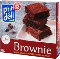 Mängden socker i Brownie chocolat et pépites de chocolat