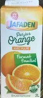 Mängden socker i Pur jus d'orange de Floride réfrigéré - brique