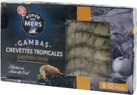 Mängden socker i Gambas tigrees 8/12 400g surg