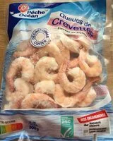 Mängden socker i Queues de crevettes décortiquées cuites