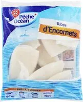 Mängden socker i Tubes d'encornets sachet