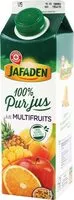 Mängden socker i 100% pur jus multifruits Jafaden