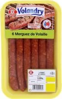 Mängden socker i Merguez de volaille