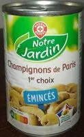 Mängden socker i Champignons de paris entiers 1er choix