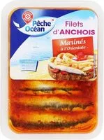Mängden socker i Filets anchois marinés à l'orientale barquette