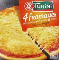 Mängden socker i Pizza Turini 4 Fromages,