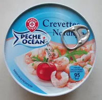 Mängden socker i Pêche Océan - Crevettes Nordiques