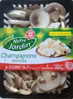Mängden socker i Champignons émincés