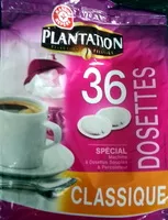 Mängden socker i 36 dosettes classique