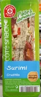 Mängden socker i Côté snack - Plaisir & Gourmandise Surimi Crudités