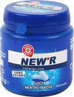 Mängden socker i Chewing-gum menthe fraîche