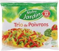 Mängden socker i Lanières de poivrons rouges, verts et jaunes - sachet