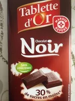 Mängden socker i Tablette d'Or - Chocolat Noir
