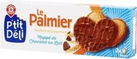 Mängden socker i Palmiers nappe chocolat lait