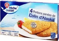 Mängden socker i Filets de colin d'alaska panés (pêche durable MSC) x 4