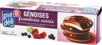 Mängden socker i La Génoise - Goût Framboise Cassis