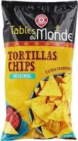Mängden socker i Tables du Mondes - Tortillas chips original