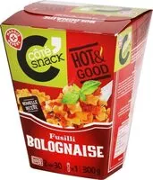 Mängden socker i Fusilli bolognaise