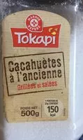 Mängden socker i Cacahuètes à l'ancienne grillées et salées