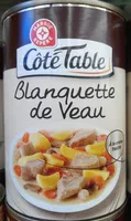 Mängden socker i Blanquette de Veau