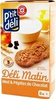Mängden socker i Déli Matin Miel & Pépites de Chocolat