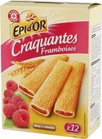 Mängden socker i Fourrées craquantes framboise