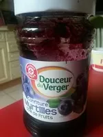 Mängden socker i Confiture myrtilles