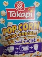 Mängden socker i Pop corn