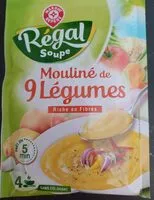 Mängden socker i Mouliné de 9 légumes deshy