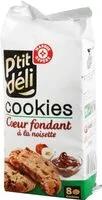 Mängden socker i Cookies premium coeur fondant à la noisette
