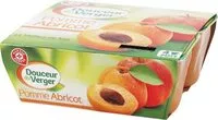 Mängden socker i Dessert de fruits pomme abricot x4