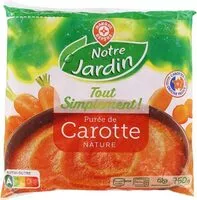 Mängden socker i Purée Carottes nature surgele leclerc