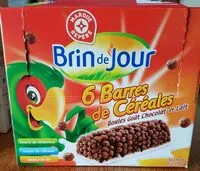Mängden socker i 6 barres de céréales boules goût chocolat et lait