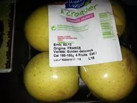 Mängden socker i Pommes Jaunes Douceur Du Verger, A Croquer x4