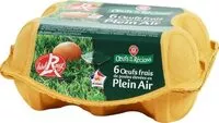 Mängden socker i Oeufs plein air Label Rouge x6